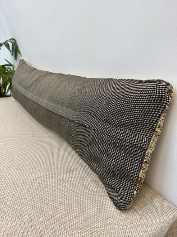 Langes Kissen für Bett, extralanges Kissen, Lendenkissen, Boho-Kissen für Bett, Körperkissenbezug, langes Lendenkissen, Ottomane Kissen