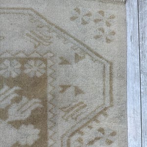 Runner Rug, 2.5x9.5 ft, Handmade Oushak Rug, Runner Rug, Decorative Rug, Kitchen Rug, Unique Rug, Rustic Rug, Oushak Rug, Area Rug, Wool Rug image 9