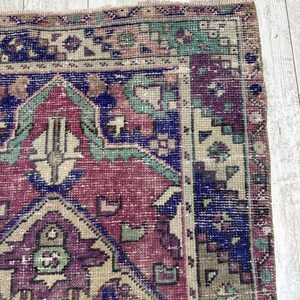 Runner Rug, 3x10.5 ft, Handmade Oushak Rug, vintage Rug, Decorative Rug, Kitchen Rug, Unique Rug, long Runner, Oushak Rug, Area Rug, image 9