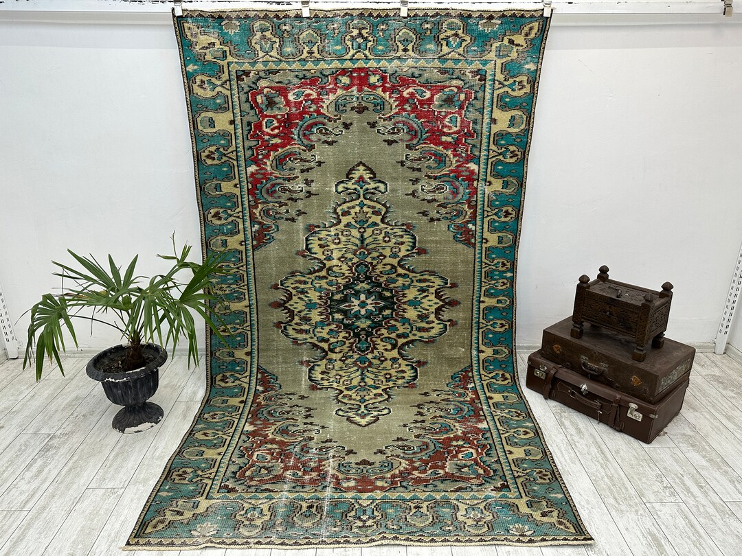 Oversize Rug Lounge Rug Large Oushak Rug Antique Rug Etsy