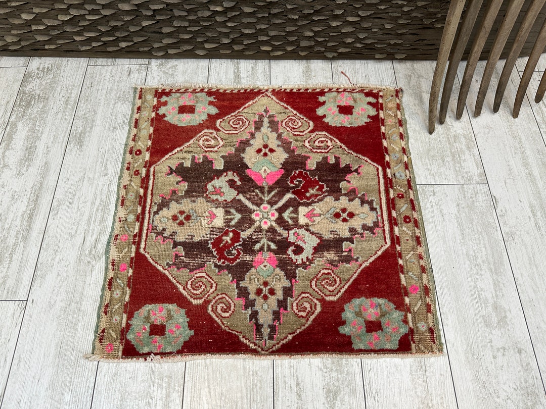Door Mat Vintage, Door Mat Turkish, Door Mat , 2x3 Turkish Rug,2x3
