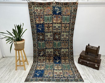 turkish rug, afghan rug, tribal rug, turkish rug, vintage rug, perfect rug, Pink turkish rug, boho rug, livingroom rug, 5.1 x 9.4 ft,