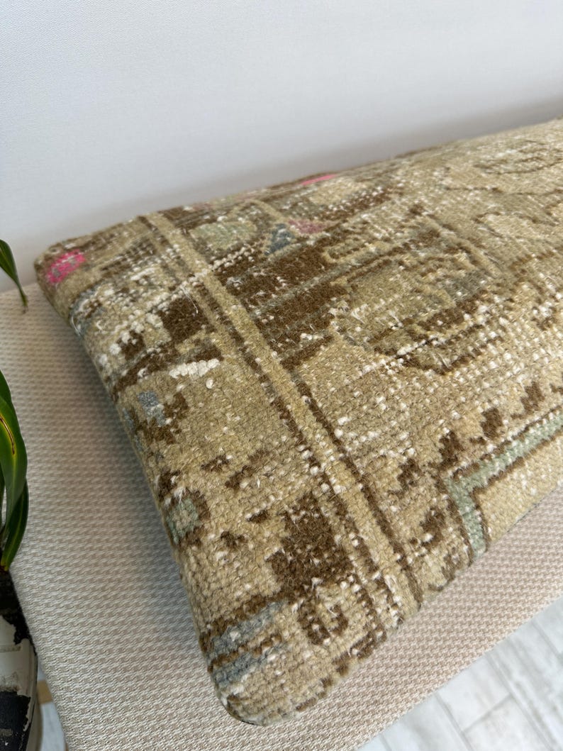 Almohada larga para cama, almohada extralarga, cojín lumbar decorativo, almohada bohemia para cama, funda de almohada corporal, almohada lumbar larga, almohada otomana imagen 9