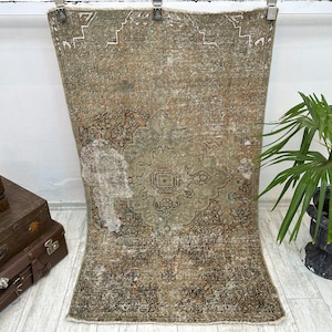turkish rug, area rug, boho decor rug, vintage rug, large rug, handmade rug , turkey rug , floor rug FREE SHIPPING 2.9x 5 ft