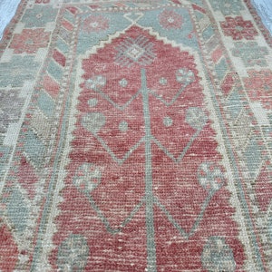 Turkish rug, Vintage rug, Kitchen rug, Boho decor rug 3 x 6.7 ft Turkey rug, Livingroom rug, Floor rug , Area rug, Large rug