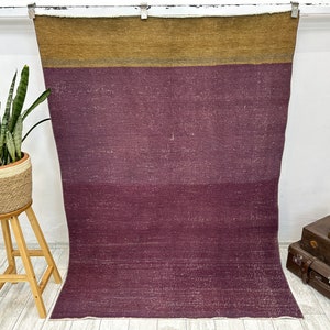 oversize rug, handmade rug, turkish rug, vintage rug, bohemian rug, turkoman rug, antique rug, nomadic rug, wool rug, 4.8 x 6.5 Ft,