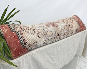 12x48", Moroccan vintage pillow ,handmade pillow, kilim pillow, turkish pillow, kilim cushion ,authentic pillow ,boho pillow ,pillow cover