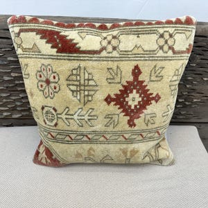 Decorative Throw Pillow, Turkish Rug Pillow,Couch Pillow, Vintage Pillow, Decorative Pillow Cover, Kilim Cushion,Ethnic Pillow, Kilim Pillow