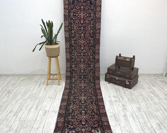 alfombra vintage, alfombra vintage, alfombra oushak, alfombra de lana, alfombra de pasillo, alfombra turca, alfombra ikat, alfombra decorativa, 2,7 x 12,7 pies