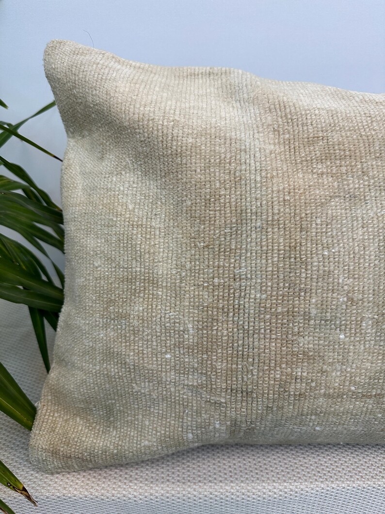 16x24" Bohemian Vintage Pillow Cover, Handmade Rug Pillow Cover, Boho Decorative Pillow Cover, Kilim Cushions, Ethnic Pillow, Kilim Pillow image 2