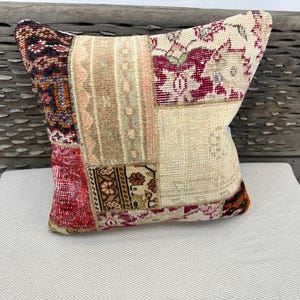 Aztec Pillow, 20x20&quot; Pillow, Couch Pillow, Vintage Rug Pillow, Decorative Rug Pillow Cover, Kilim Cushions, Ethnic Pillow, Kilim Pillow