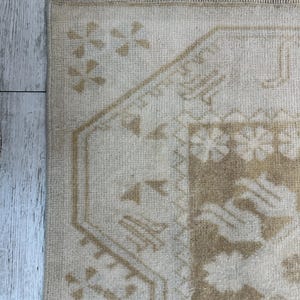 Runner Rug, 2.5x9.5 ft, Handmade Oushak Rug, Runner Rug, Decorative Rug, Kitchen Rug, Unique Rug, Rustic Rug, Oushak Rug, Area Rug, Wool Rug image 8