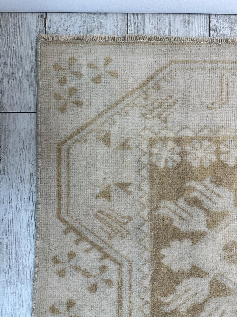 Runner Rug, 2.5x9.5 ft, Handmade Oushak Rug, Runner Rug, Decorative Rug, Kitchen Rug, Unique Rug, Rustic Rug, Oushak Rug, Area Rug, Wool Rug image 8
