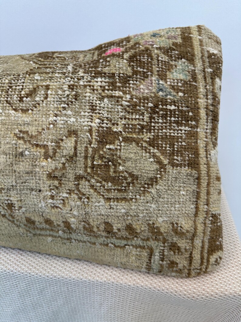 Almohada larga para cama, almohada extralarga, cojín lumbar decorativo, almohada bohemia para cama, funda de almohada corporal, almohada lumbar larga, almohada otomana imagen 4
