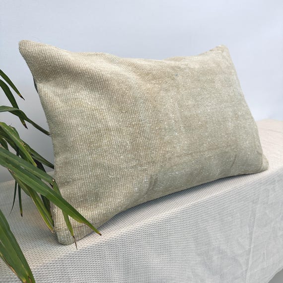 16x24" Bohemian Vintage Pillow Cover, Handmade Rug Pillow Cover, Boho Decorative Pillow Cover, Kilim Cushions, Ethnic Pillow, Kilim Pillow