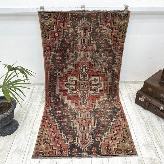 Vintage Teppich, Türkischer Teppich, Kleiner Teppich 100x160, Anatolischer Teppich, Kleiner Teppich, Türkischer Teppich,