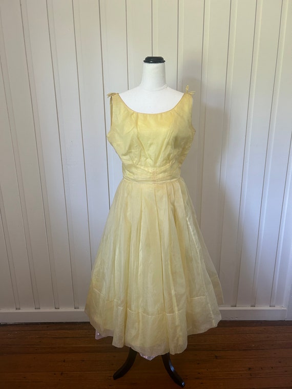 1950s lemon USA Vintage dress - image 1