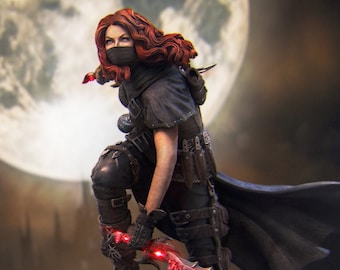 Enika the Assassin 8K D&D/Pathfinder 32mm 75mm 100mm miniature | Model Kit | Female Assassin | by Nerikson