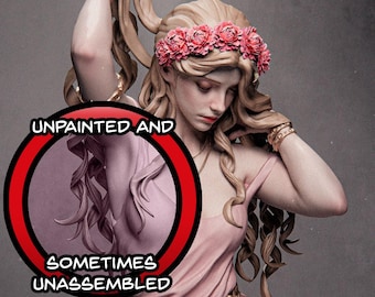 Afrodita, diosa griega de la belleza, 8K, D&D/Pathfinder, miniatura de 75 mm a escala 1/12. Contenido para adultos / Figura / Fan art / por CA 3D