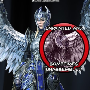Dame Aylin Baldur&#39;s Gate 3 8K D&D/Pathfinder 32mm 75mm 1/12th miniature | Model Kit | Fan Art | by Bulkamancer Sculpts