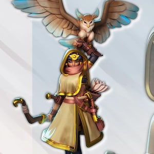 Nefari Owl Tamer 8K D&D/Pathfinder 32mm 55mm 75mm miniature NSFW | Model Kit | by GAZ Minis