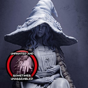 Ranni the Witch Elden Ring 8K D&D/Pathfinder NSFW 75mm 1/12th miniature | Model Kit | Fan Art | by CA 3D