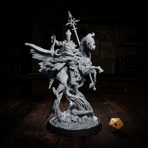 Mortamath the Necromancer D&D/Pathfinder 32mm 75mm miniature | TTRPG Model | Call of the Necromancer | by Cripta Studios