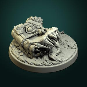 Mimic Zauberbuch D&D/Pathfinder 32 mm 75 mm Miniatur | Rollenspielmodell | August 2020 | von White Werewolf Gasthaus