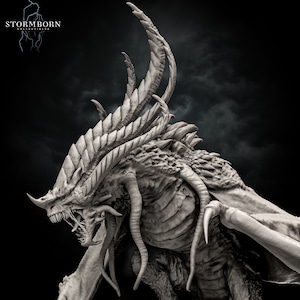 Abeloth the Accursed Dragon Boss 8K D&D/Pathfinder 32mm miniature | RPG Model | by Stormborn Collectibles