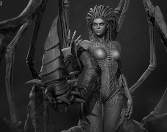 Kerrigan, Reina de las Cuchillas, Starcraft 8K, 75 mm, miniatura a escala 1/12 / Figura / Reina Zerg / de Nom Nom Figures