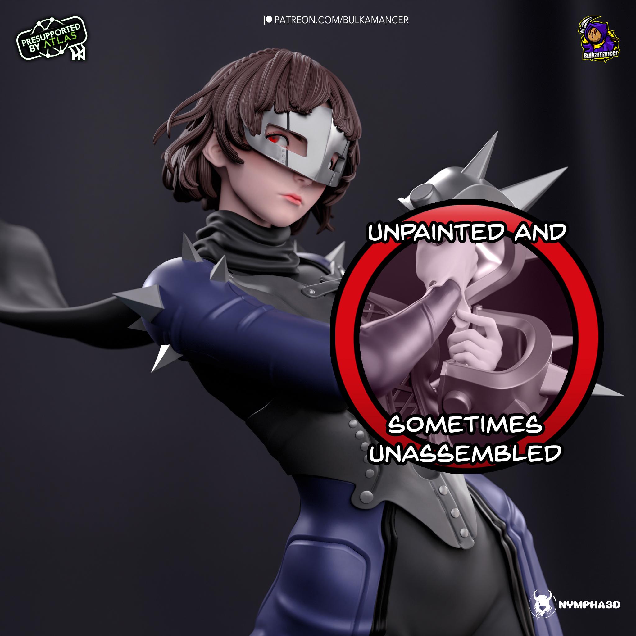 Makoto Persona 5 8K D&d/pathfinder 75mm 1/12th Miniature | Model