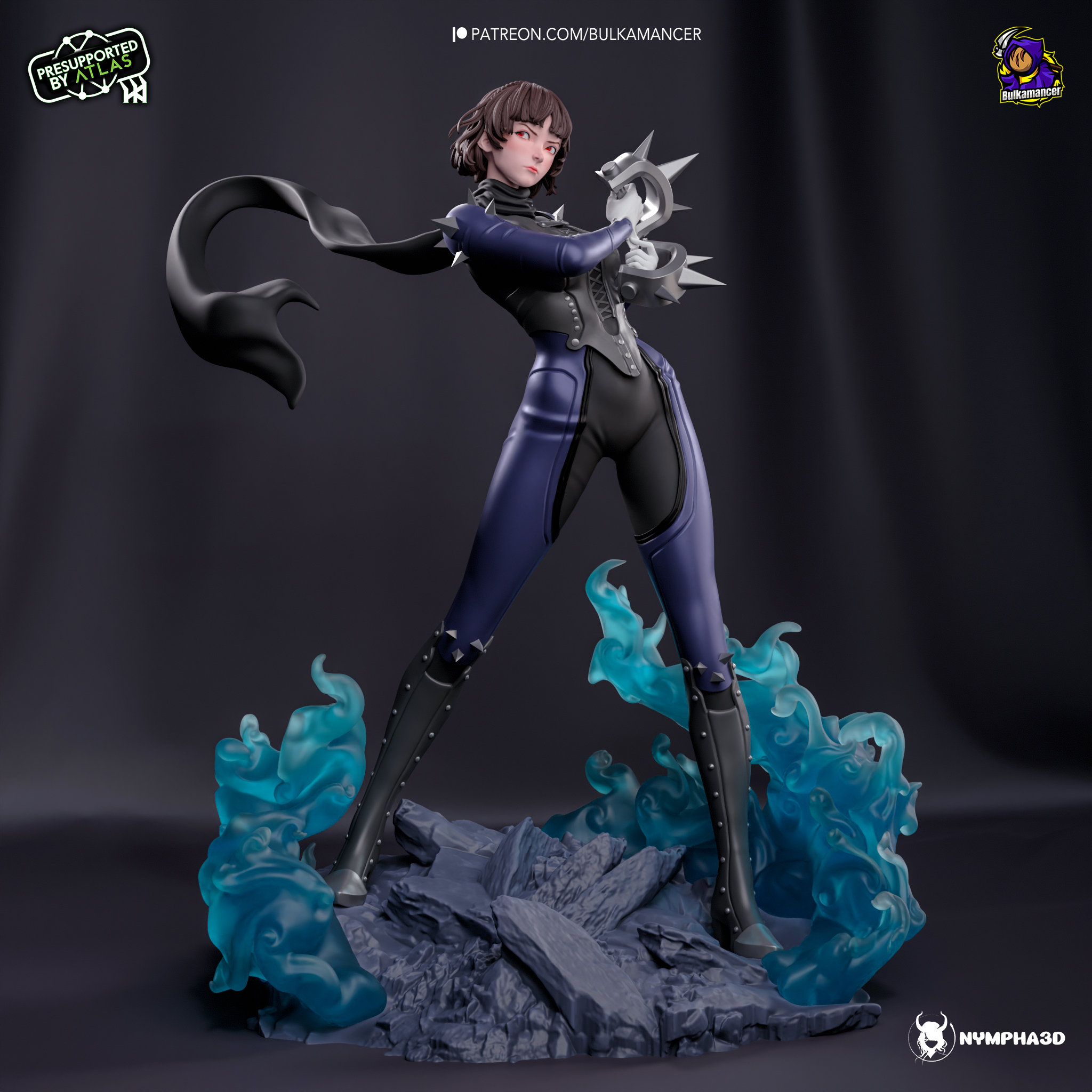 Makoto Persona 5 8K D&d/pathfinder 75mm 1/12th Miniature | Model