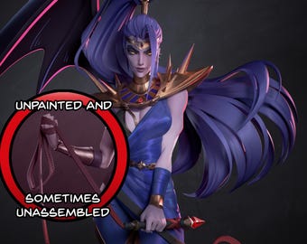 Videojuegos Megaera Hades 8K D&D/Pathfinder 75 mm miniatura a escala 1/12 / Kit de modelo / Arte de fan / por Bulkamancer Sculpts