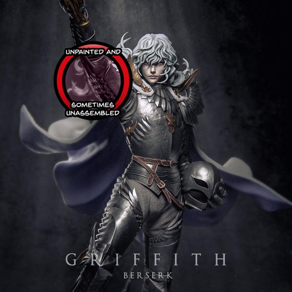 Griffith Berserk Manga Kentaro Miura 8K D&d/pathfinder 1/12th 1