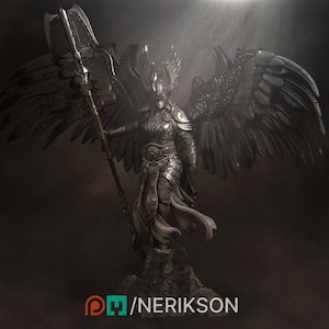 Revna 8K D&D/Pathfinder 75mm 140mm miniature | Model Kit | Celestial Warrior | by Nerikson