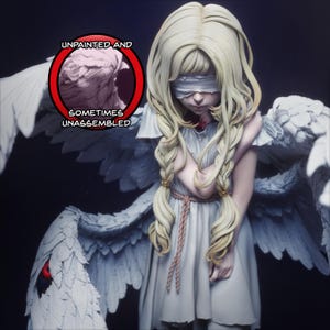 Seraphim Angel 8K D&D/Pathfinder 75mm 1/12th miniature | Model Kit | Fan Art | by CA 3D