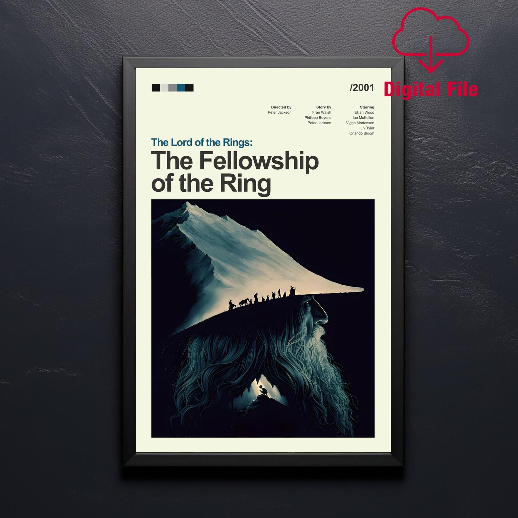 Lord Of The Rings Fellowship Of The Ring Movie Poster