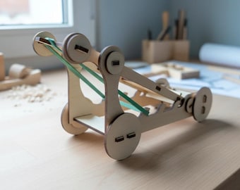 Catapult Kit - Slingshot - Stone Thrower - Laser Cut Template / Design - SVG Format