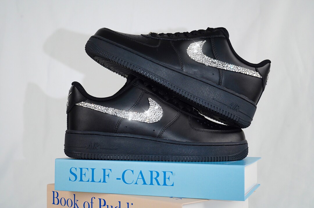customised black air force