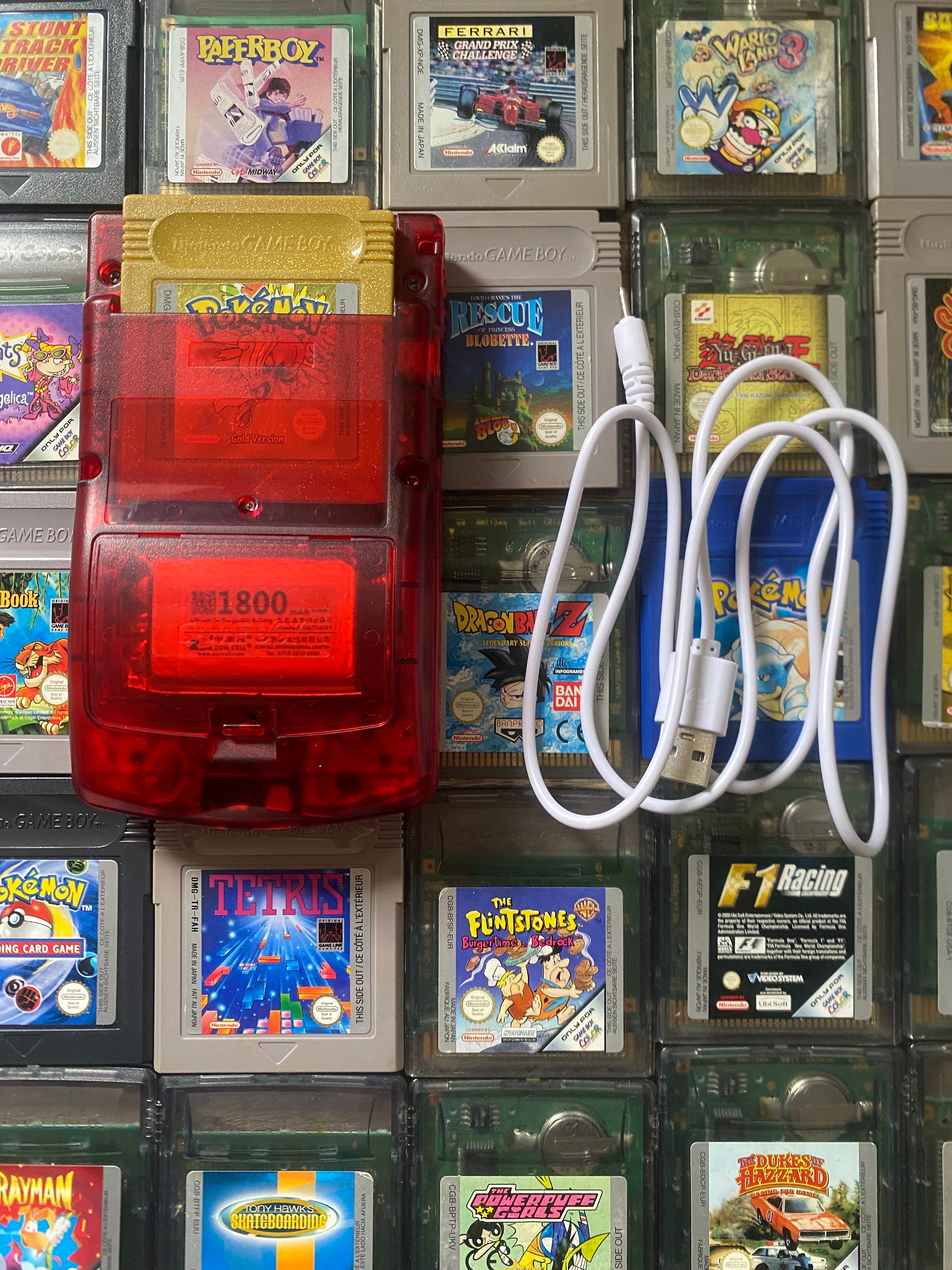 Gameboy Color Custom Modded With IPS Screen Charizard Edition - Etsy