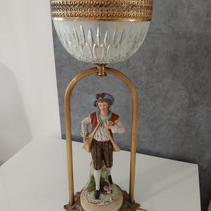 LAMPE ANCIENNE EN porcelaine de limoges EUR 35,00 - FR