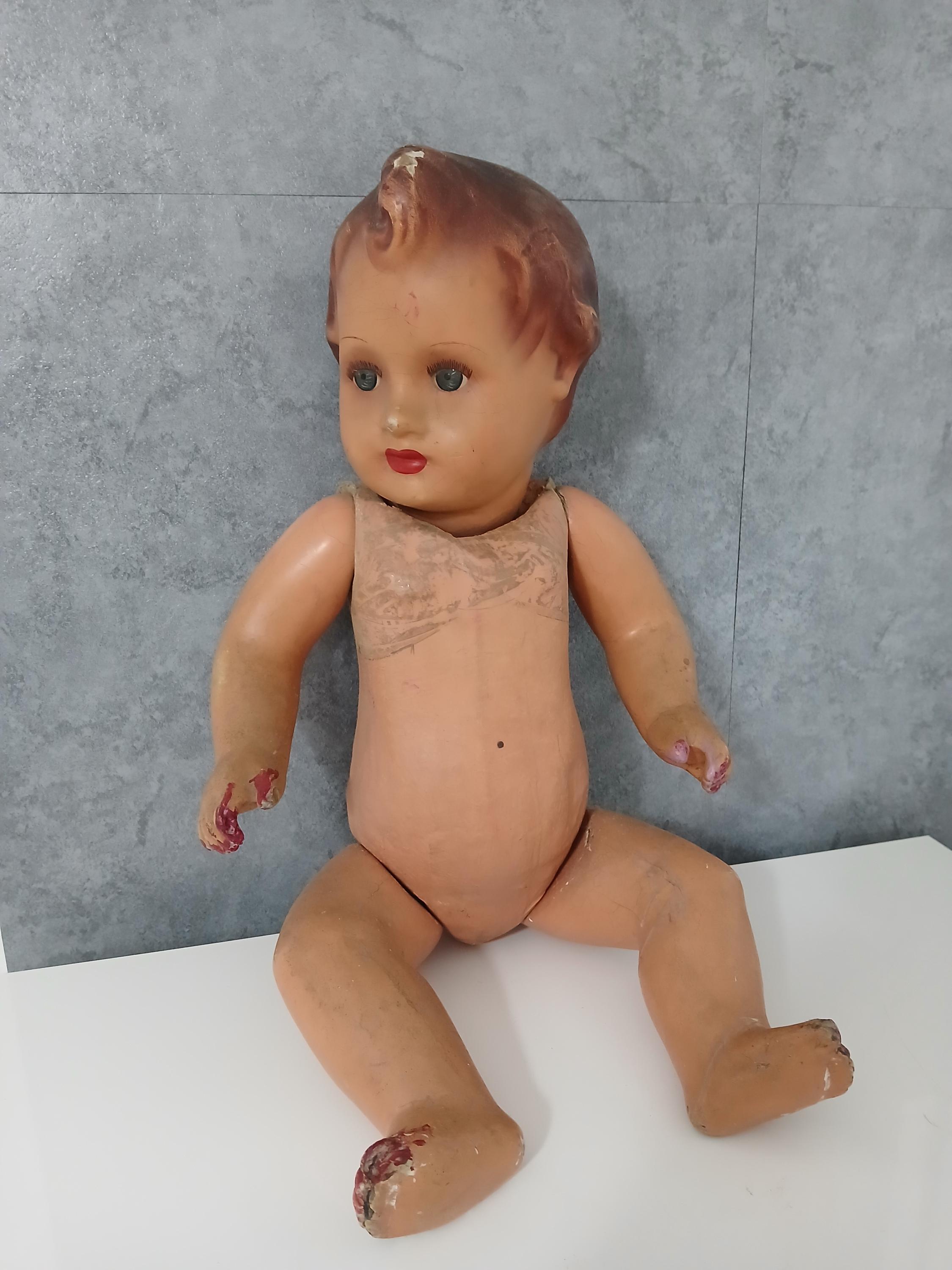 Ancien Bras De Poupée Articulé – Bois Et Papier Mâché – Occasion – Collection
