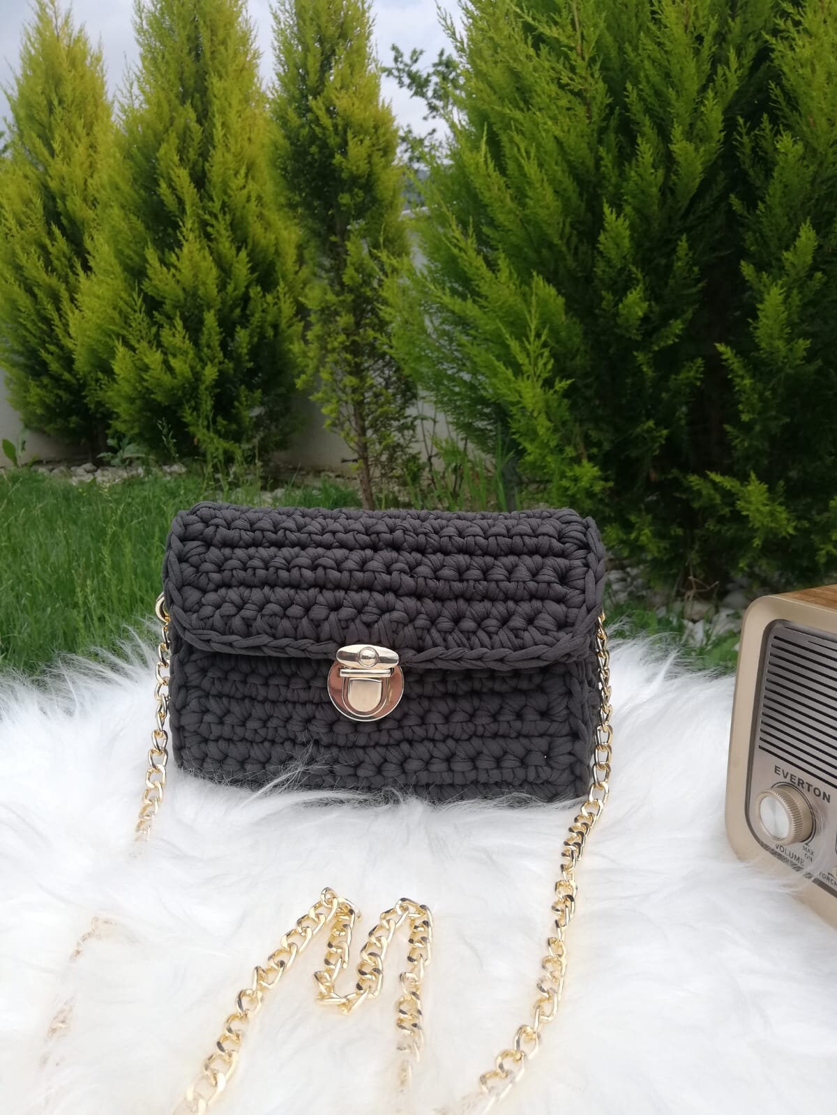 Anstre Bag, Crochet Bag, Ladies Bag, Shoulder Bag, Chain Clutch Bag, Luxury Bag, Minimalist Bag, hand bag