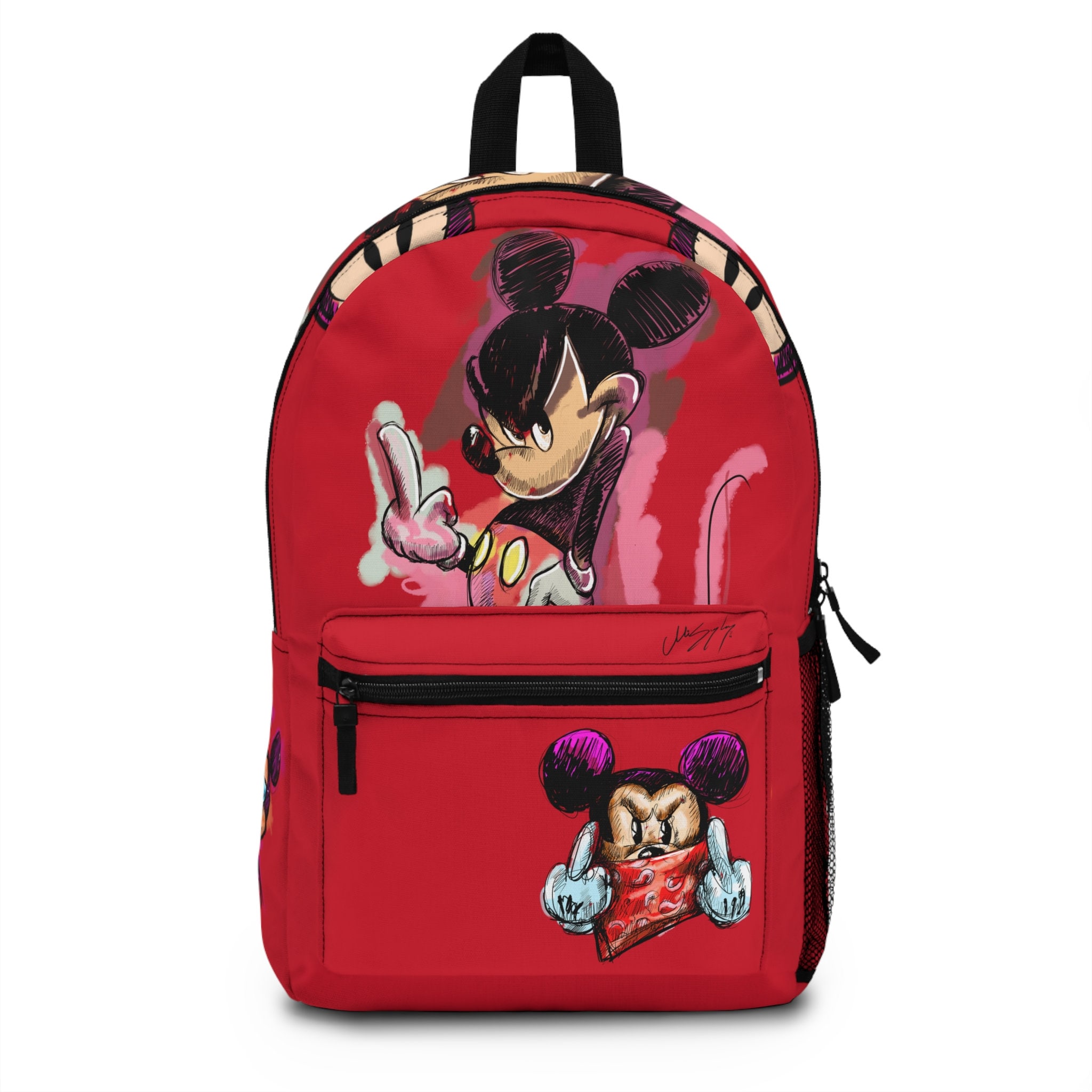 Mickey Mouse Red School Backpack, Disney Backpack sold by Brandon Boyd