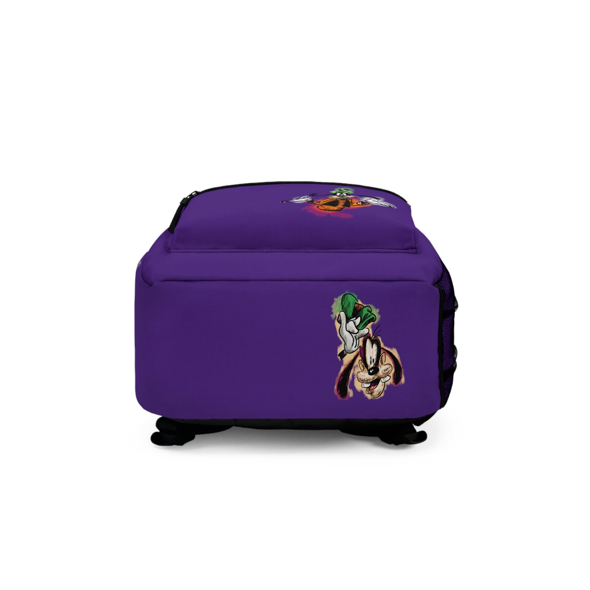 Goofy Purple Kids School Backpack, School Disney Design Bag