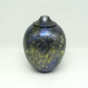 Large Lia Wood Urn - Urn For Ashes - Turned Wood Urn - Urn For Human Ashes