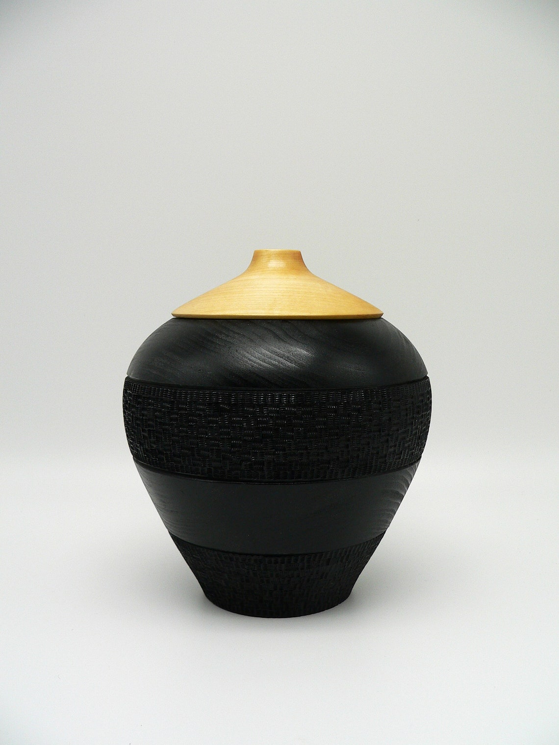 Medium White Pottery Urn