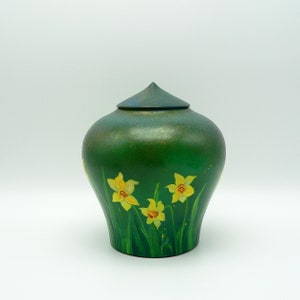 Medium Large Wood Urn - Urn For Ashes - Turned Wood Urn - Urn For Human Ashes