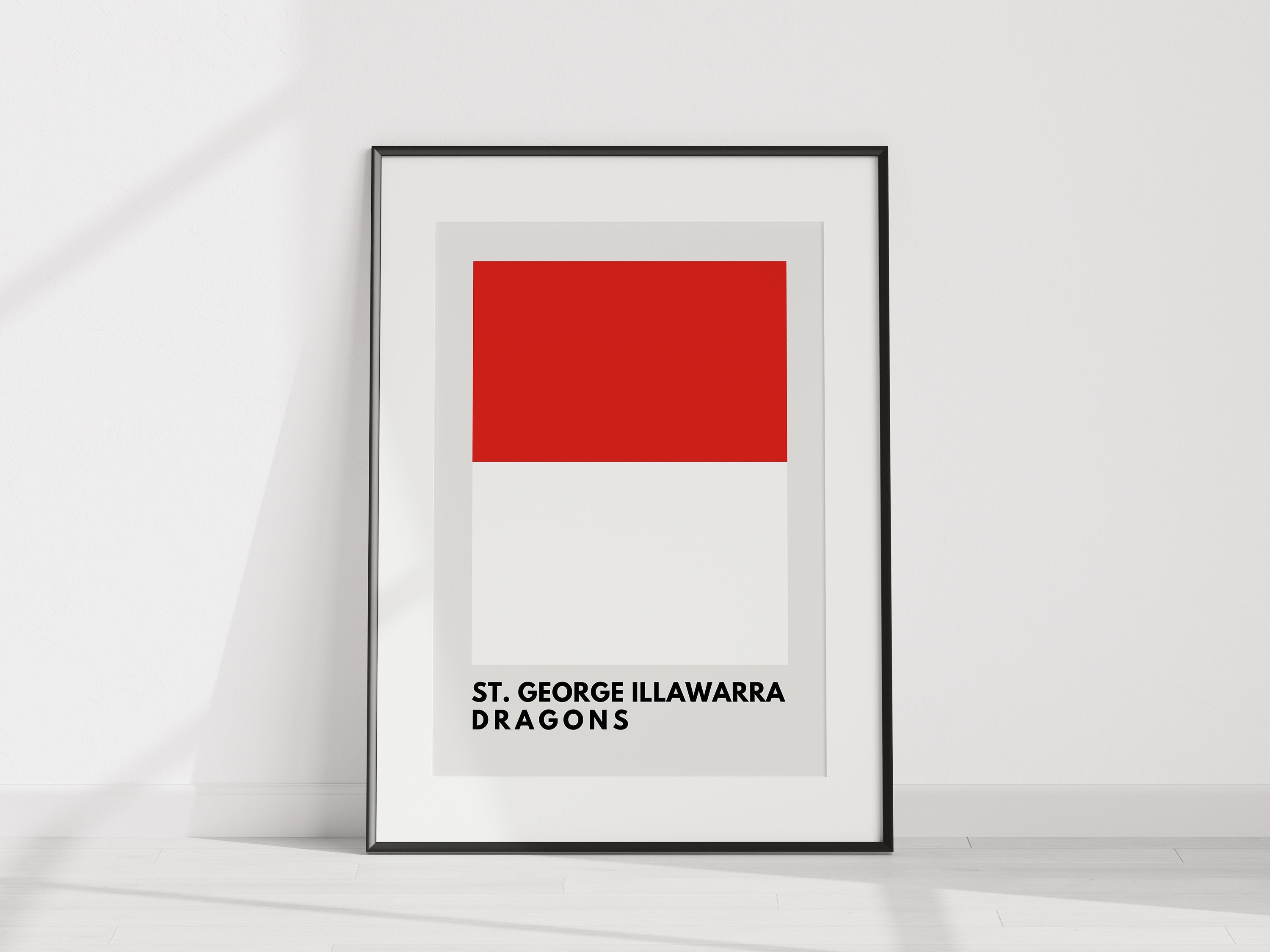 St. Illawarra Dragons Printable Digital NRL Wall Art St.