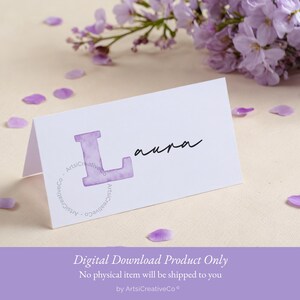 Pastel Purple Alphabet Clipart, Watercolor Letters, Digital Alphabet ...